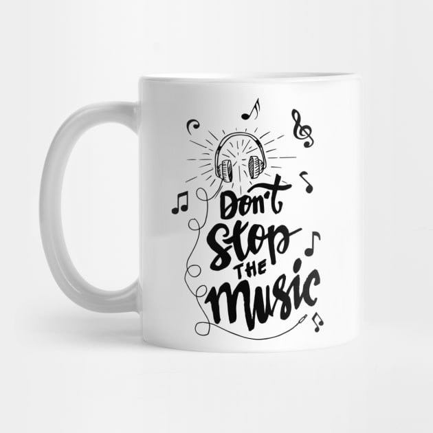 don t stop the music by Mako Design 